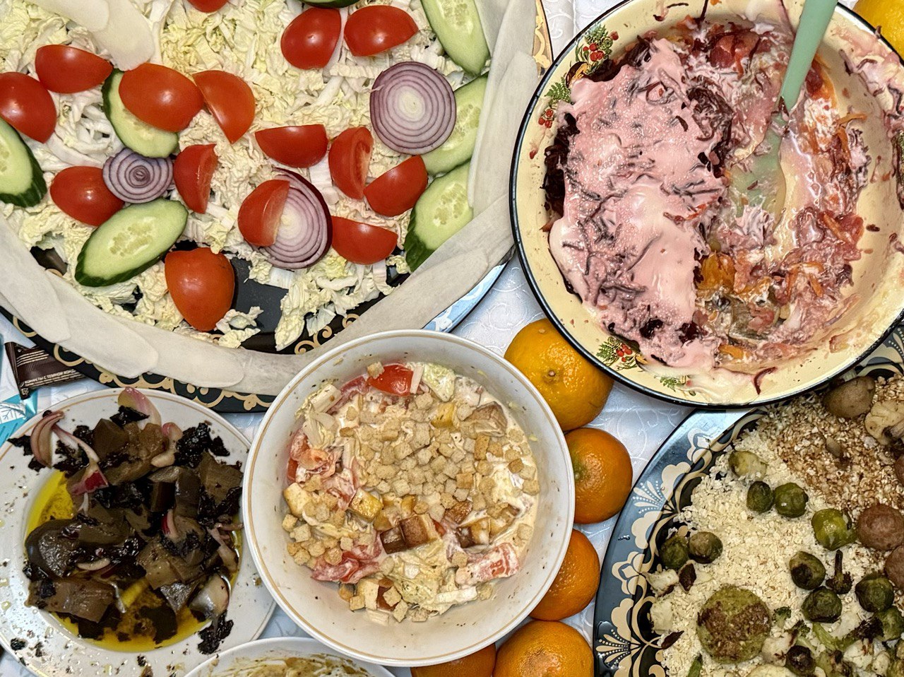 Новогодние веганские блюда